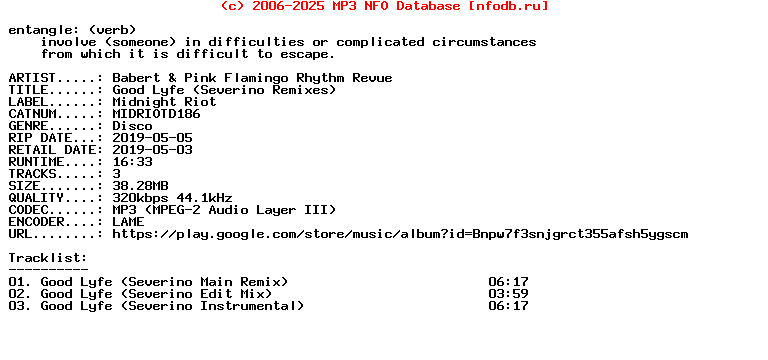 Babert_And_Pink_Flamingo_Rhythm_Revue-Good_Lyfe_(SEVERINO_REMIXES)-(MIDRIOTD186)-WEB-2019