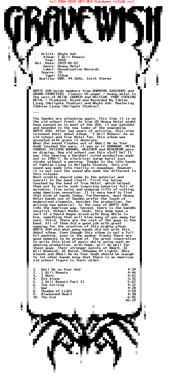 Whyte_Ash-I_Will_Remain-2010