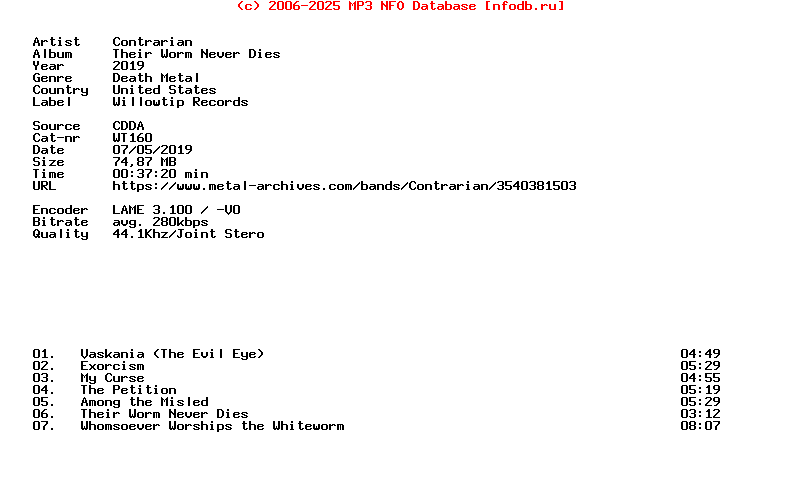 Contrarian-Their_Worm_Never_Dies-CD-2019