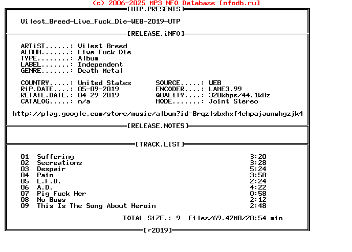 Vilest_Breed-Live_Fuck_Die-WEB-2019-UTP