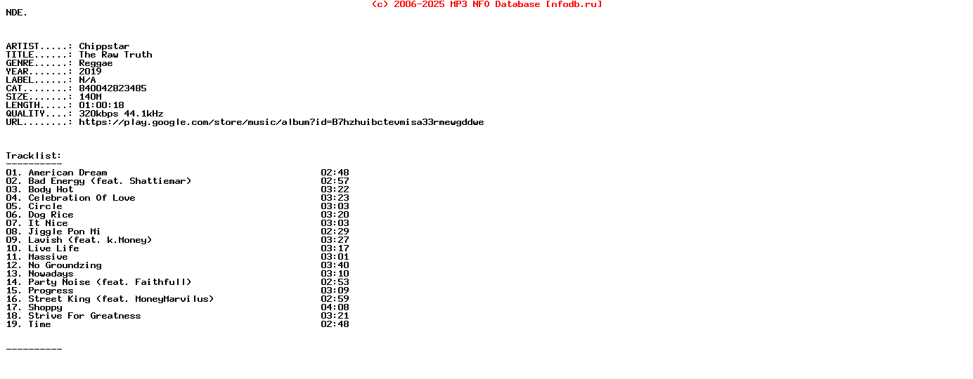 Chippstar-The_Raw_Truth-(840042823485)-WEB-2019