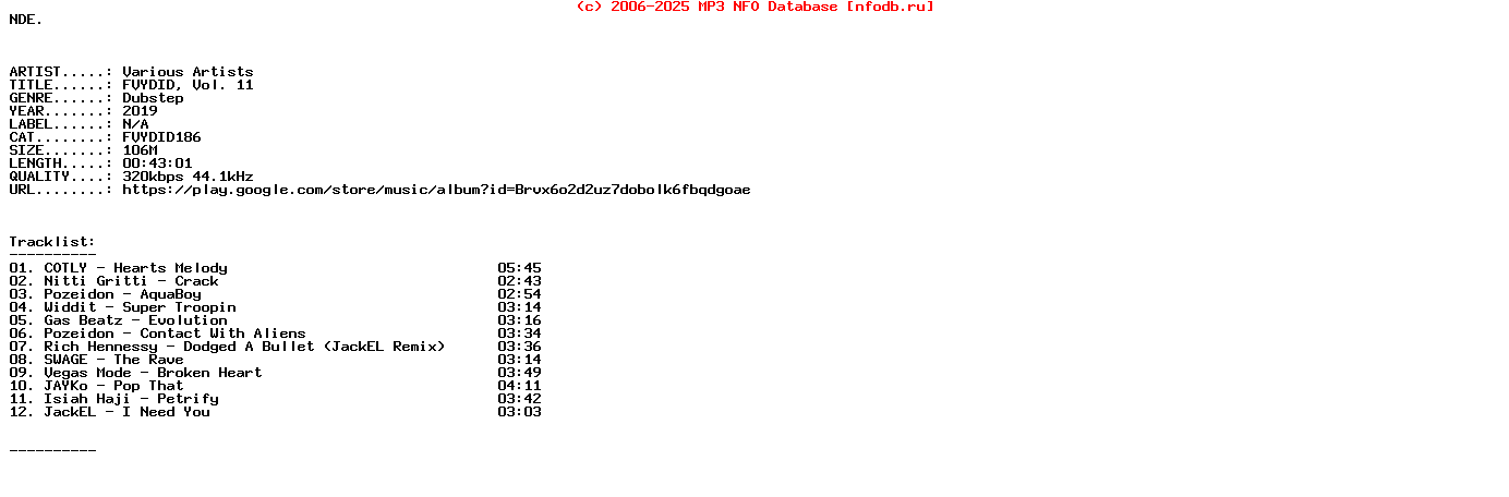 VA-Fvydid_Vol_11-(FVYDID186)-WEB-2019