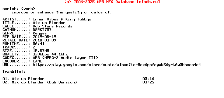 Inner_Vibes_And_King_Tubbys-Mix_Up_Blender-(DSRKT707)-Single-WEB-2018