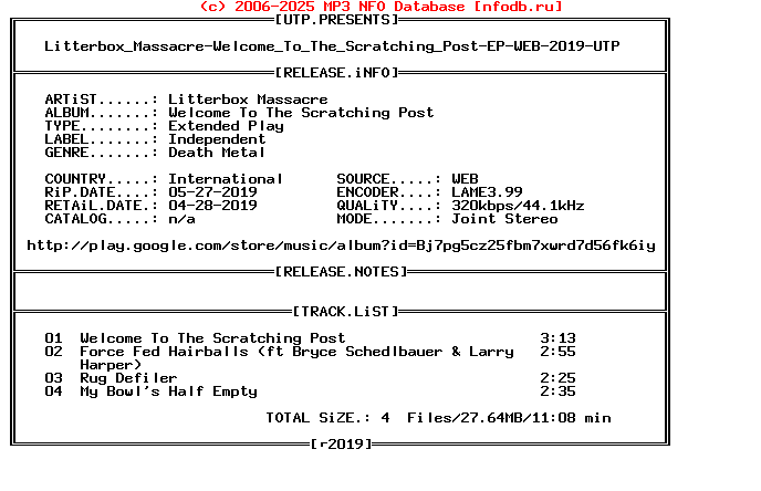 Litterbox_Massacre-Welcome_To_The_Scratching_Post-EP-WEB-2019-UTP