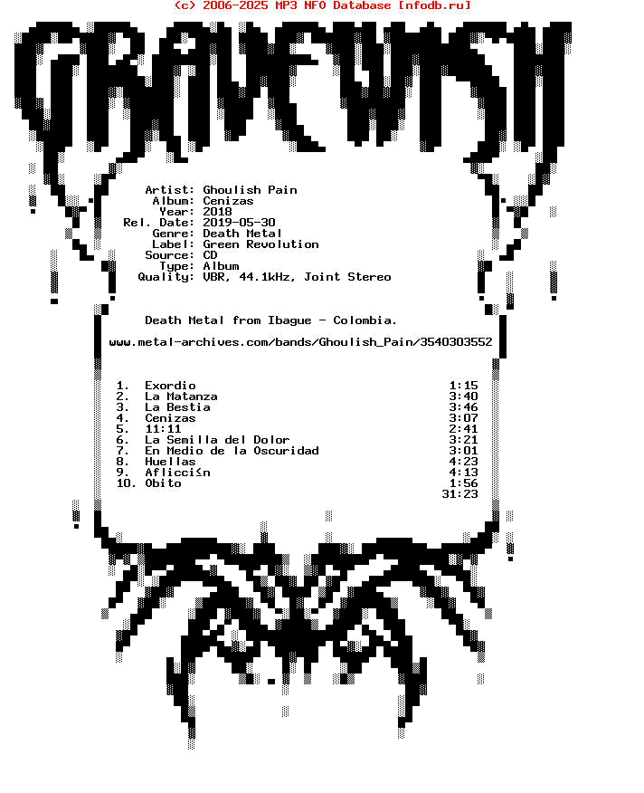 Ghoulish_Pain-Cenizas-ES-2018