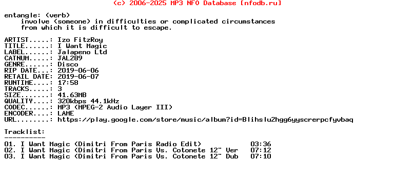 Izo_Fitzroy-I_Want_Magic-(JAL289)-WEB-2019