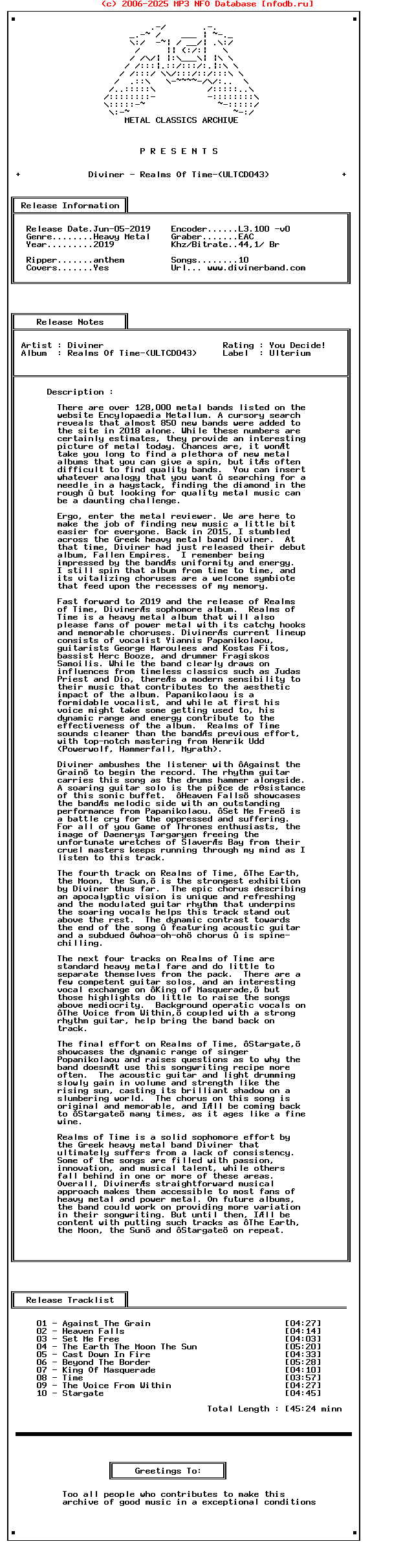 Diviner_-_Realms_Of_Time-(ULTCD043)-2019-Mca