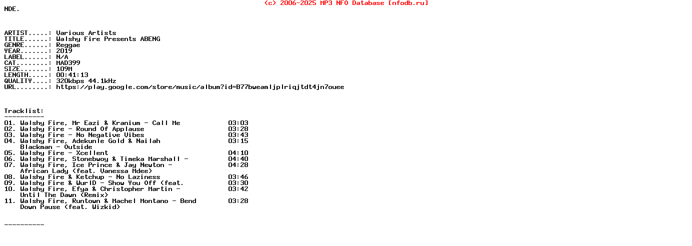 VA-Walshy_Fire_Presents_Abeng-(MAD399)-WEB-2019