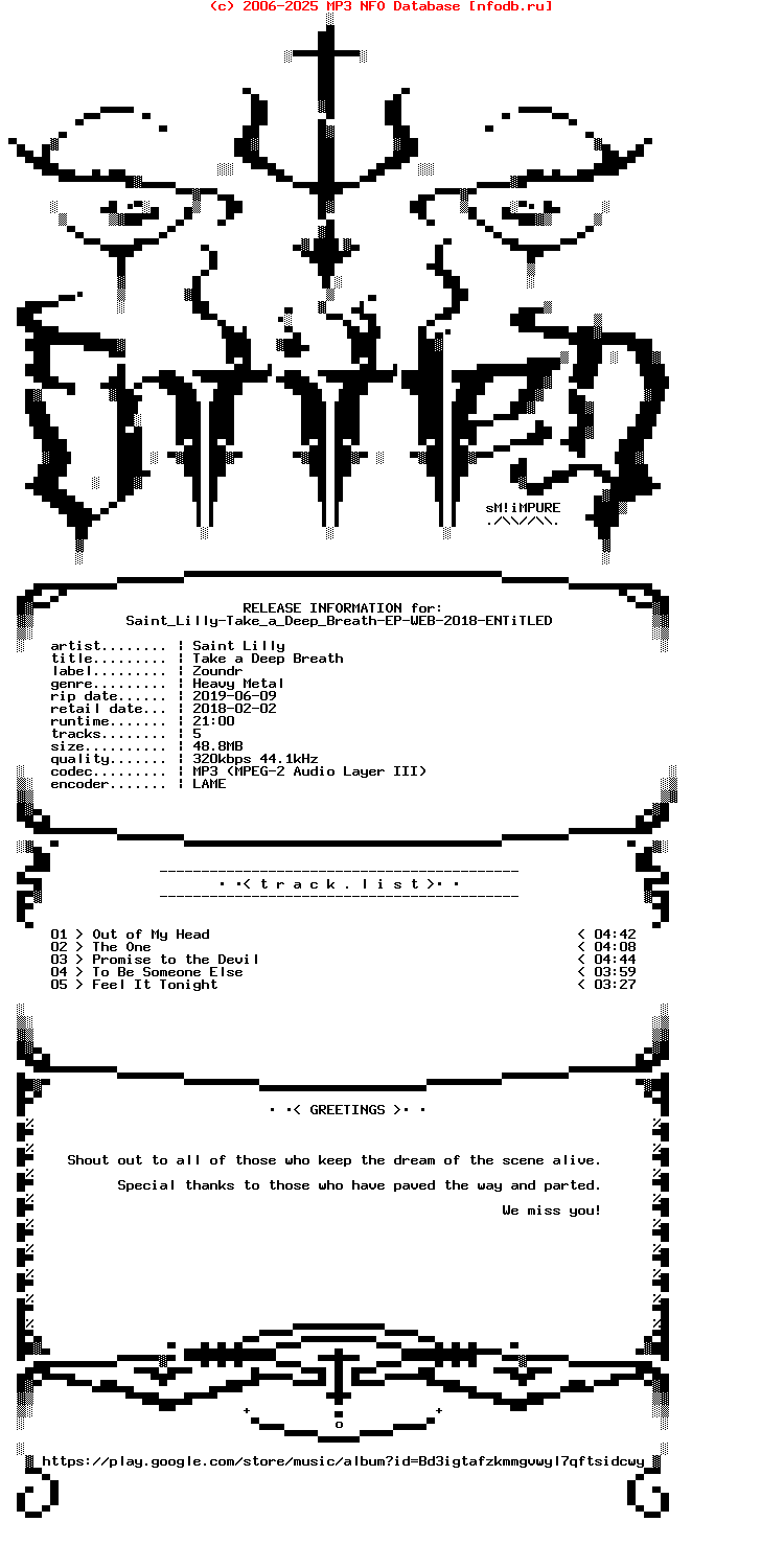 Saint_Lilly-Take_A_Deep_Breath-EP-WEB-2018