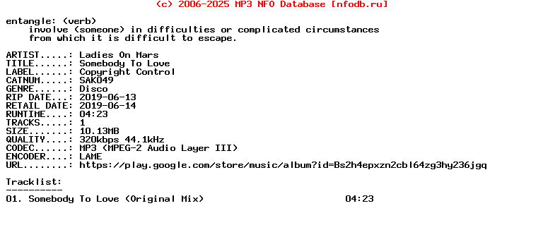 Ladies_On_Mars-Somebody_To_Love-(SAK049)-Single-WEB-2019