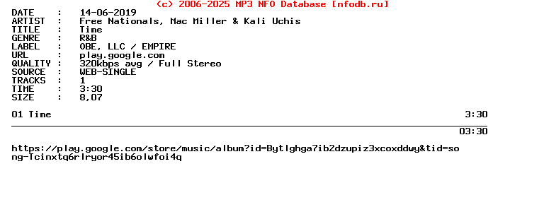 Free_Nationals_Mac_Miller_And_Kali_Uchis-Time-Single-WEB-2019