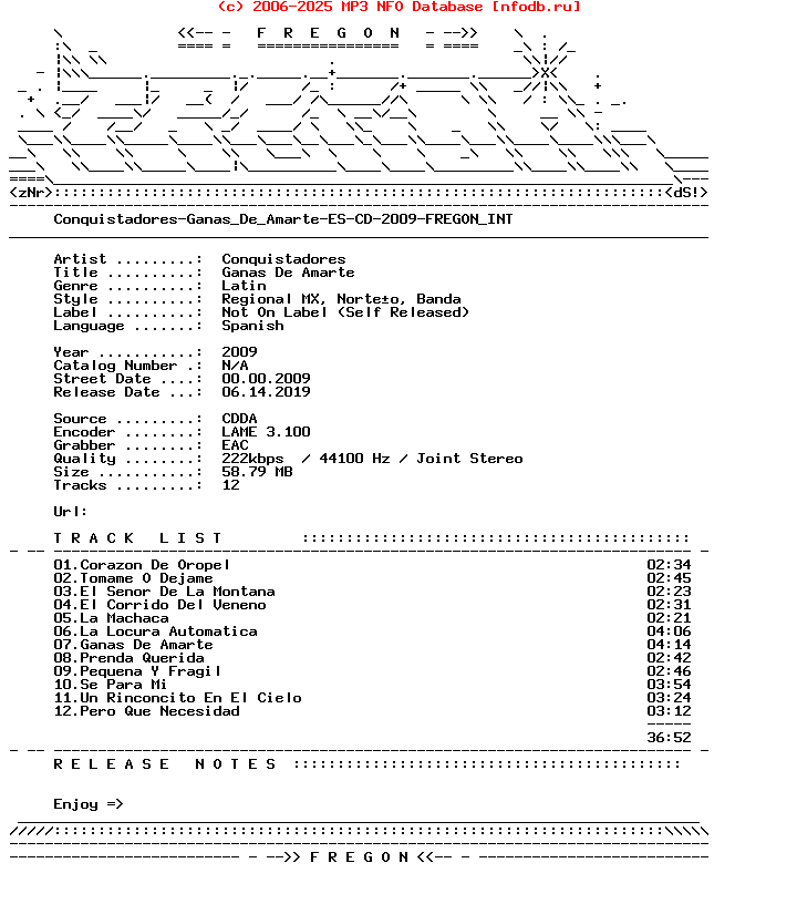 Conquistadores-Ganas_De_Amarte-ES-CD-2009-Fregon