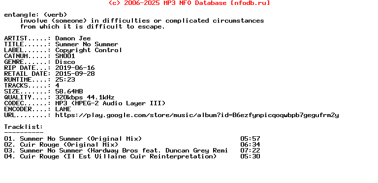 Damon_Jee-Summer_No_Summer-(SM001)-EP-WEB-2015