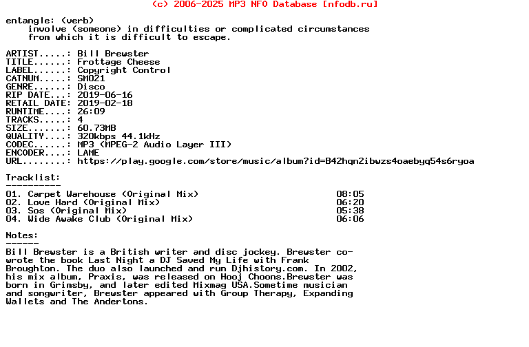 Bill_Brewster-Frottage_Cheese-(SM021)-EP-WEB-2019