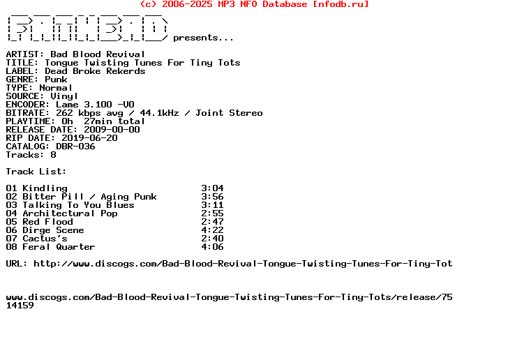 Bad_Blood_Revival-Tongue_Twisting_Tunes_For_Tiny_Tots-Vinyl-2009