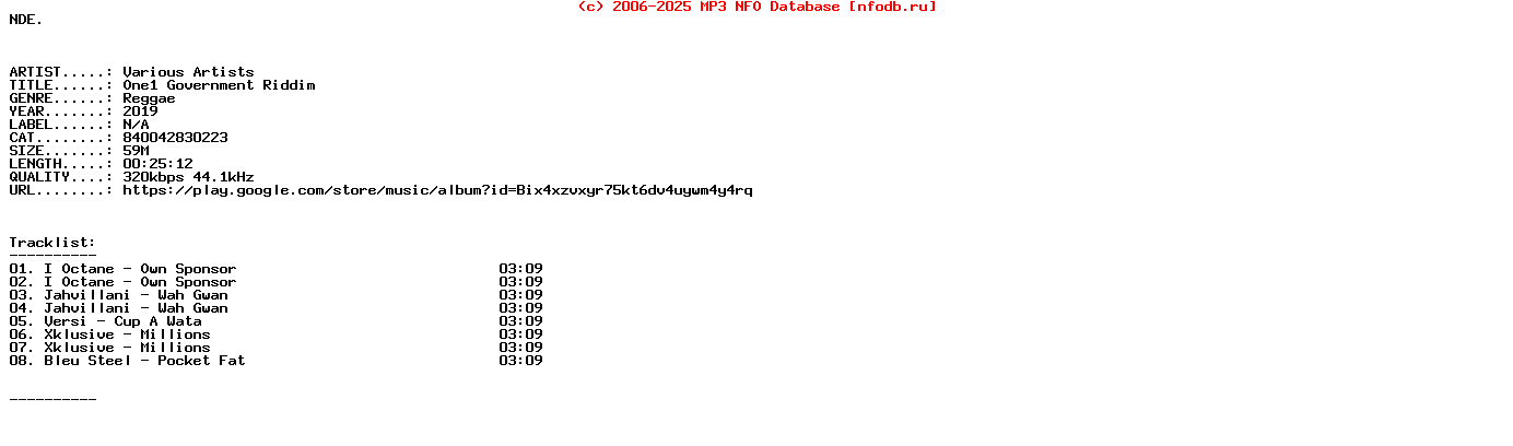 VA-One1_Government_Riddim-(840042830223)-WEB-2019