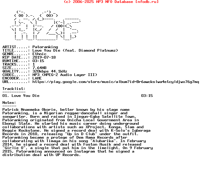 Patoranking-Love_You_Die_(FEAT_DIAMOND_PLATNUMZ)-Single-WEB-2017