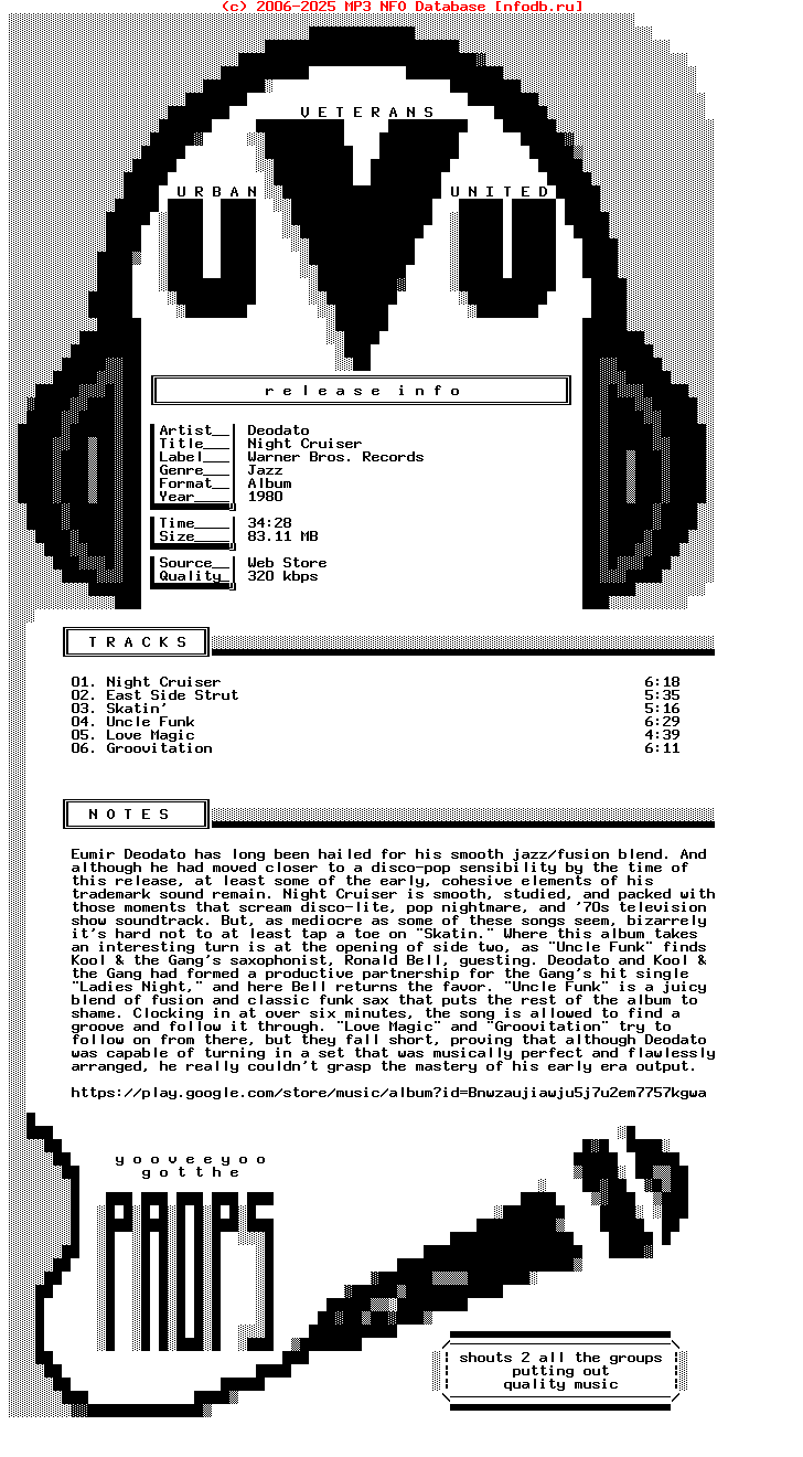 Deodato-Night_Cruiser-WEB-1980-Uvu