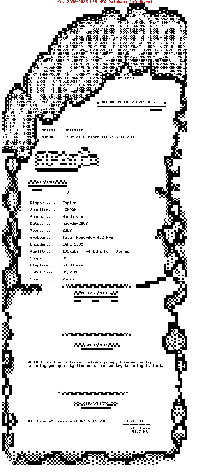 Balistic_-_Live_At_Freshfm_(HHG)_5-11-2003-4CHOON