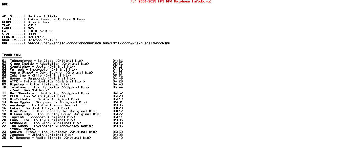 VA-Ibiza_Summer_2019_Drum_And_Bass-(LWIBIZA201905)-WEB-2019