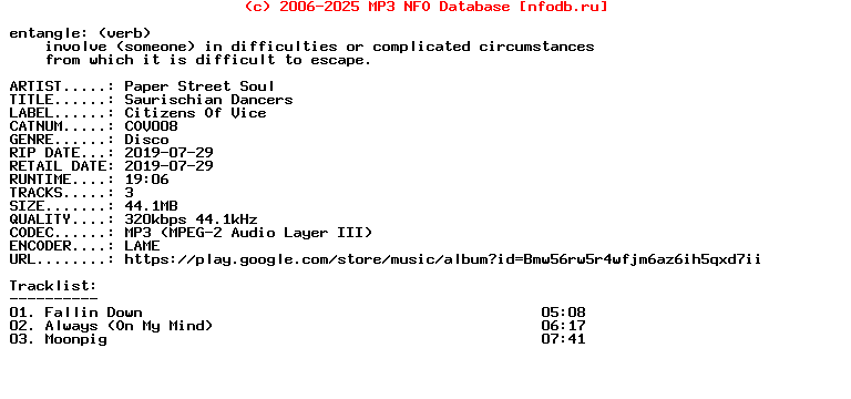 Paper_Street_Soul-Saurischian_Dancers-(COV008)-WEB-2019