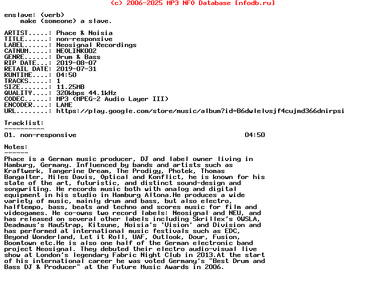 Phace_And_Noisia-Non-Responsive-(NEOLINK002)-Single-WEB-2019