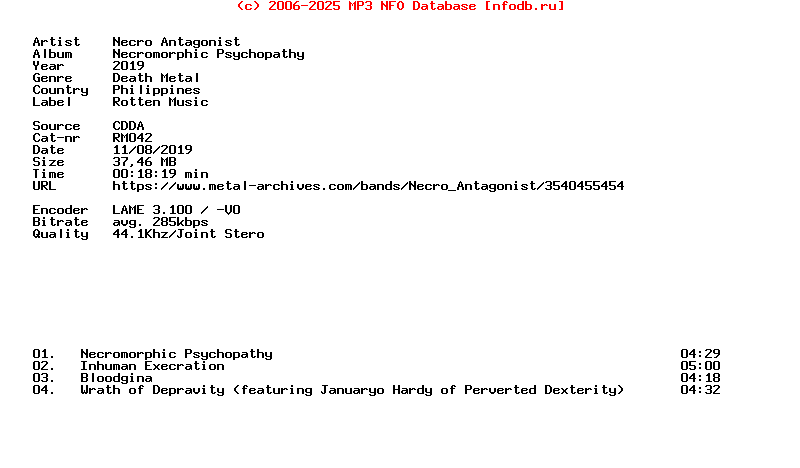 Necro_Antagonist-Necromorphic_Psychopathy-CDEP-2019