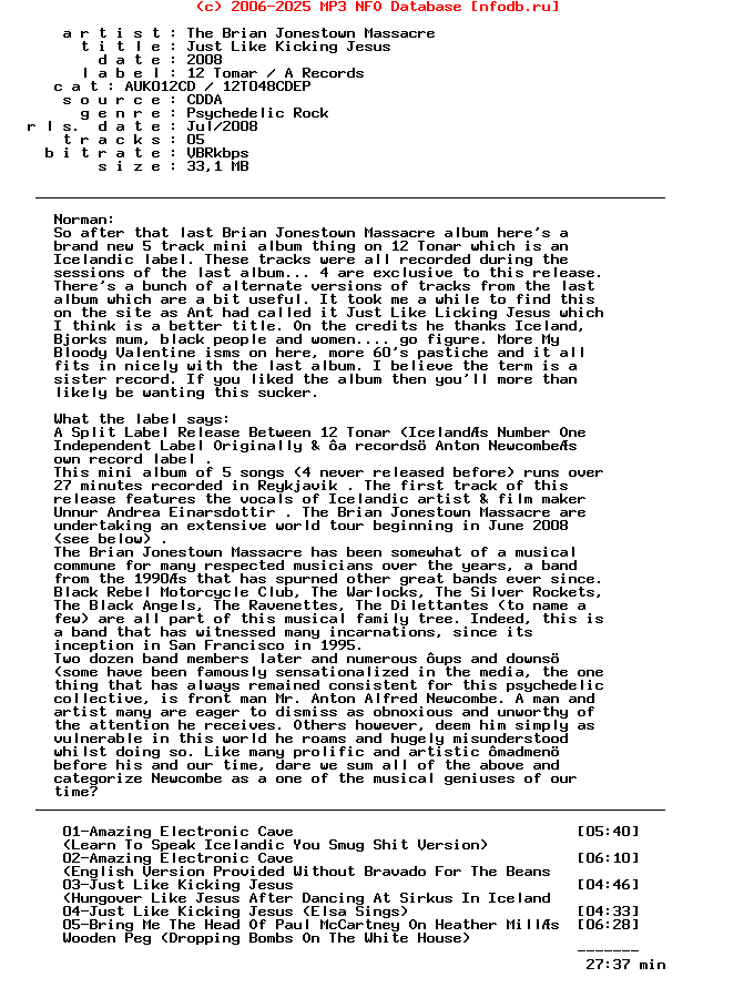 The_Brian_Jonestown_Massacre--Just_Like_Kicking_Jesus-(12_TOMAR)-2008