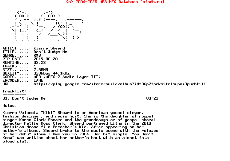 Kierra_Sheard-Dont_Judge_Me-Single-WEB-2019