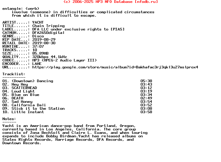 Yacht-Chain_Tripping-(DFA2650DIGITAL)-WEB-2019