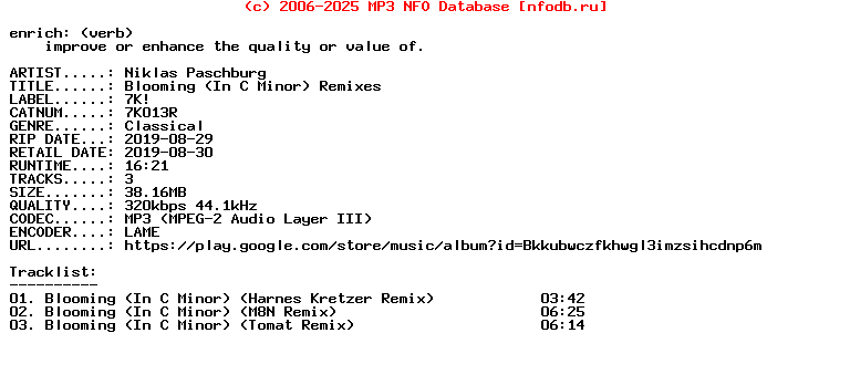 Niklas_Paschburg-Blooming_(IN_C_MINOR)_Remixes-(7K013R)-WEB-2019