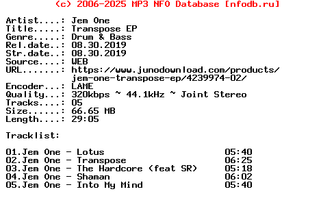 Jem_One-Transpose_Ep-Methxx023-WEB-2019