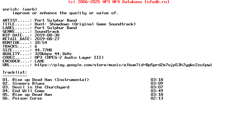 Port_Sulphur_Band-Hunt_Showdown_(ORIGINAL_GAME_SOUNDTRACK)-Ost-WEB-2019