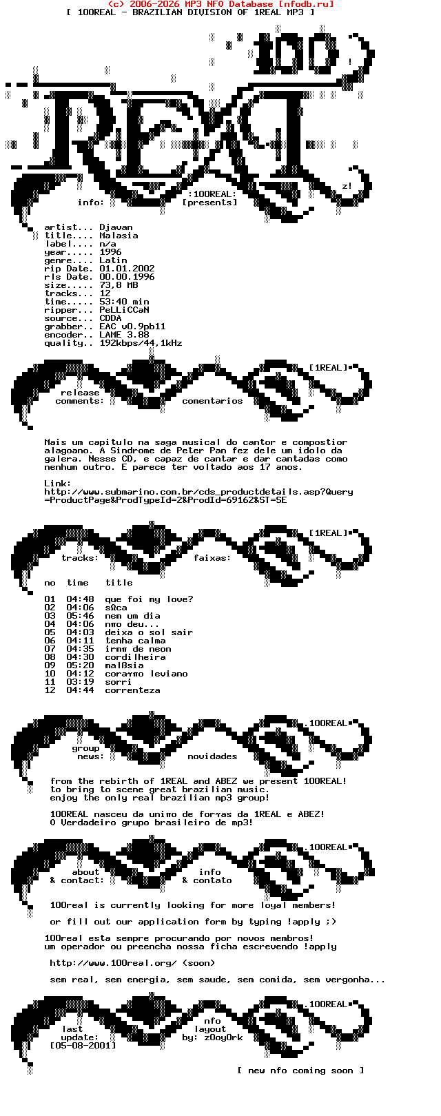 Djavan-Malasia-Br-1996-100REAL