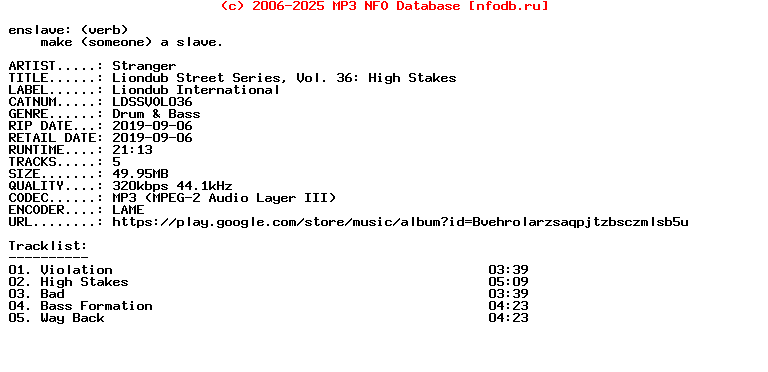 Stranger-Liondub_Street_Series_Vol_36_High_Stakes-(LDSSVOL036)-WEB-2019