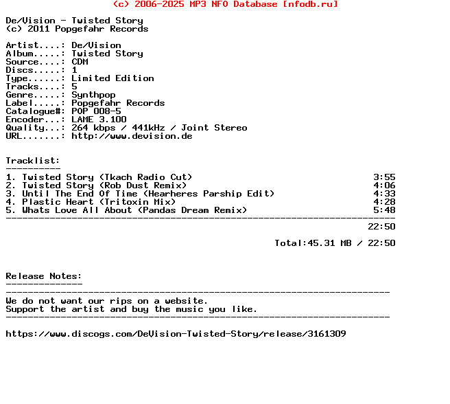 De-Vision-Twisted_Story-Limited_Edition-CDM-2011