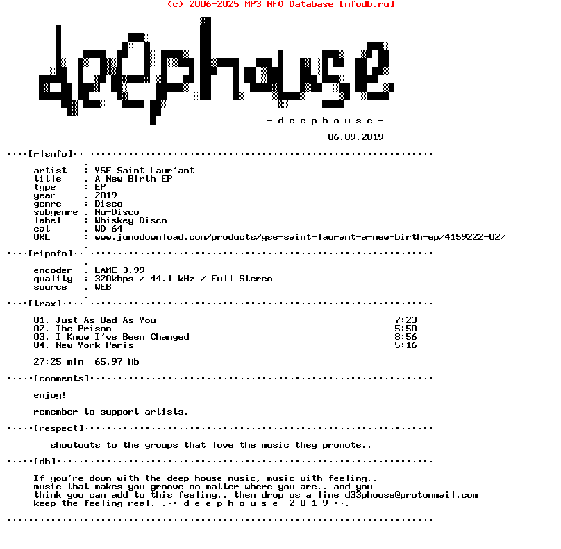 Yse_Saint_Laurant--A_New_Birth_Ep-(WD_64)-WEB-2019-dh