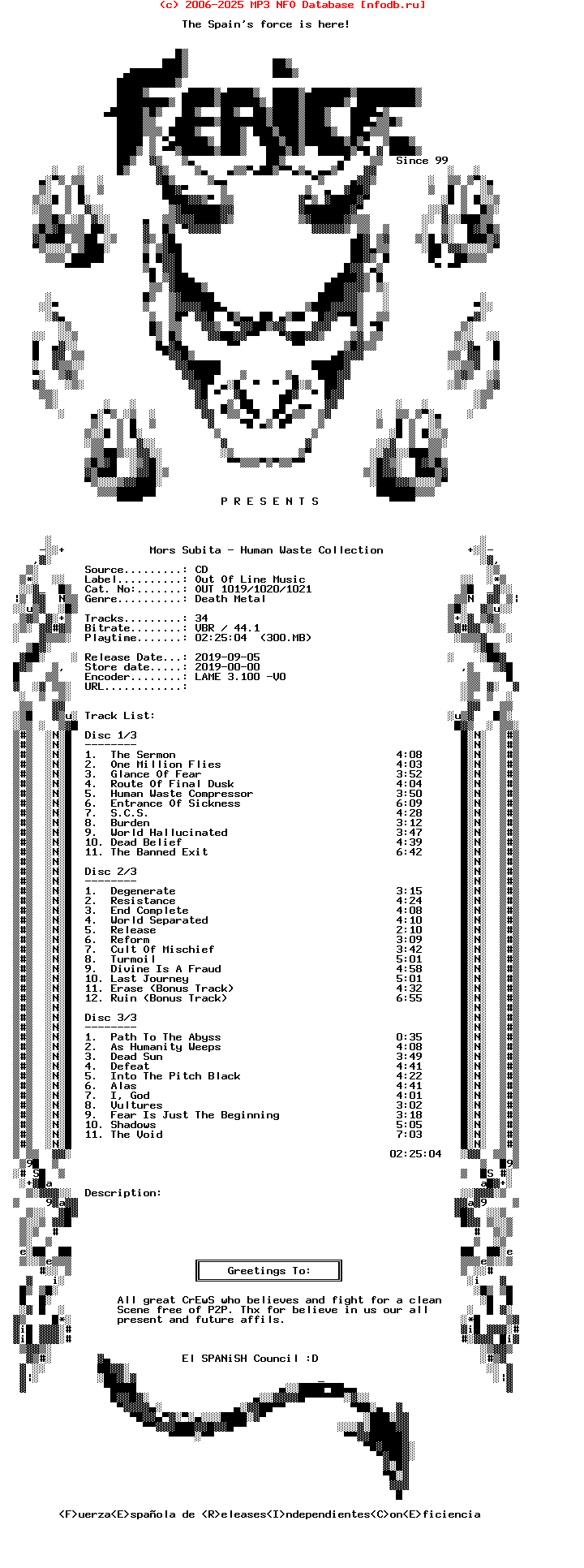 Mors_Subita_-_Human_Waste_Collection-(OUT_1019_1020_1021)-3CD-2019-Ferice