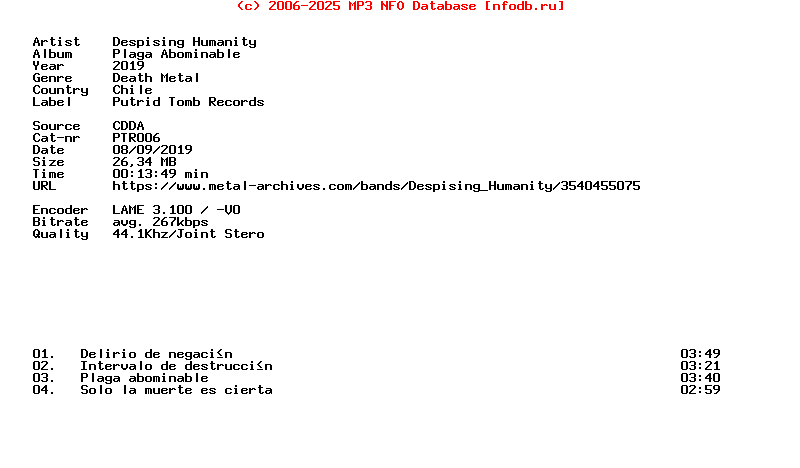 Despising_Humanity-Plaga_Abominable-ES-CDEP-2019