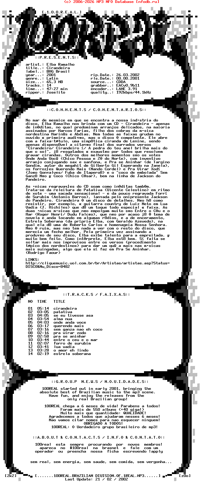 Elba_Ramalho-Cirandeira-2001-100REAL