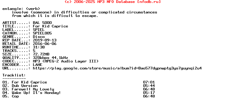 Bal_5000-For_Kid_Caprice-(SPIEL005)-EP-WEB-2016