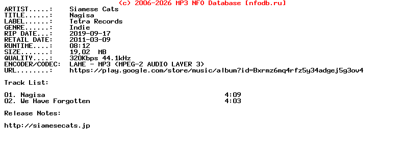 Siamese_Cats-Nagisa-JP-Single-2011