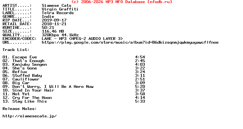 Siamese_Cats-Virgin_Graffiti-JP-2018