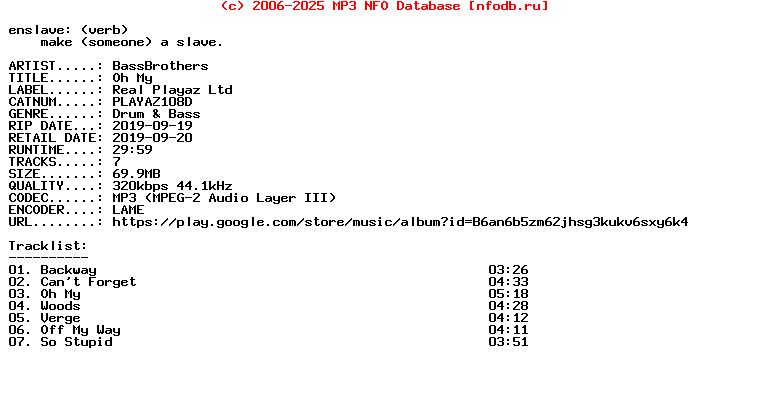 Bassbrothers-Oh_My-(PLAYAZ108D)-EP-WEB-2019