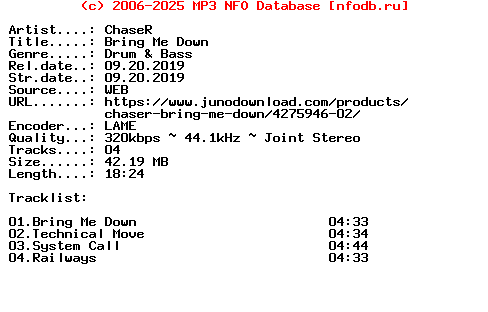 Chaser-Bring_Me_Down-Igni001-WEB-2019