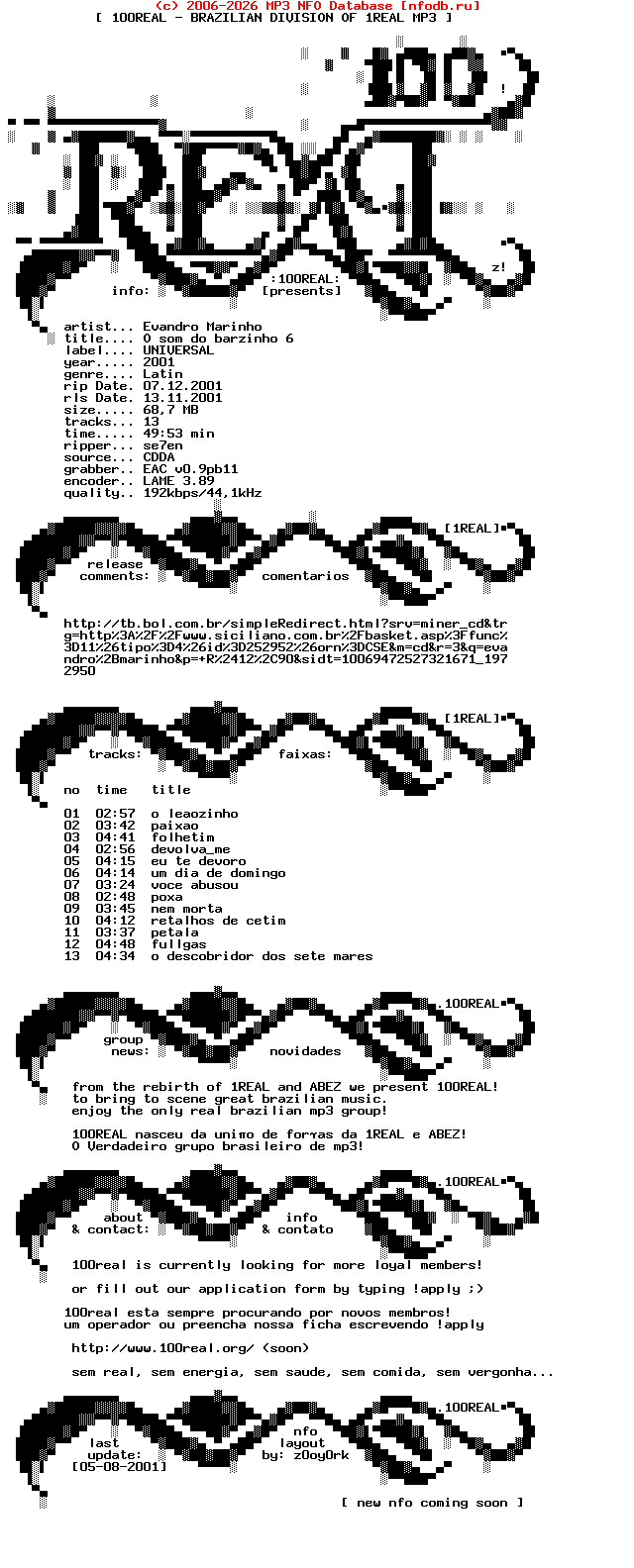 Evandro_Marinho-O_Som_Do_Barzinho_6-Br-2001-100REAL