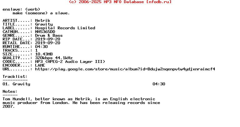 Metrik-Gravity-(NHS365DD)-Single-WEB-2019
