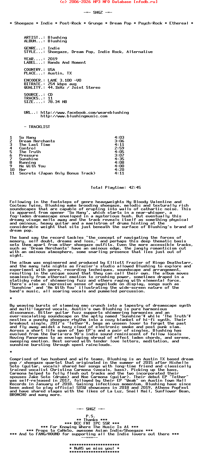 Blushing-Blushing-(HAMR1021)-Jp_Retail-CD-2019