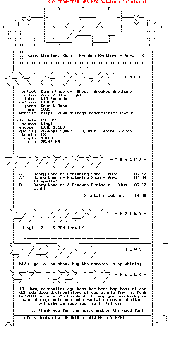 Danny_Wheeler_Shae_Brookes_Brothers-Aura__Blue_Light-(W10001)-Vinyl-2005
