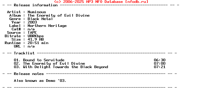 Numinous-The_Enormity_Of_Evil_Divine-Demo-Tape-2003-Klv_Int
